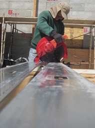 CUTTING STUDS FOR THE LOAD BEARING WALL